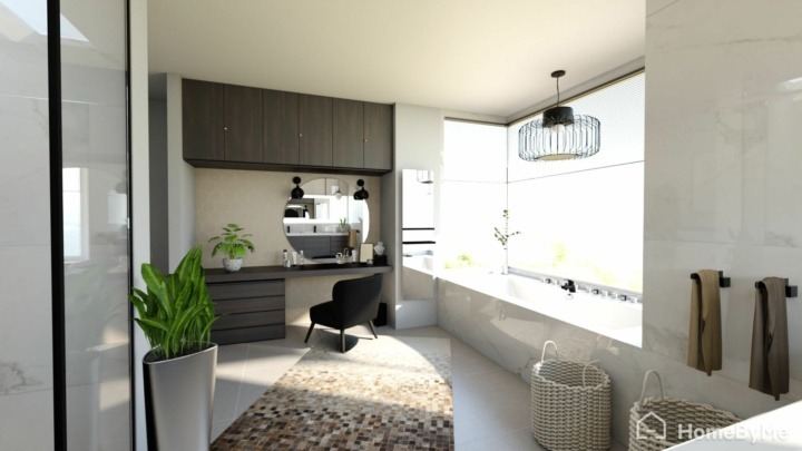 Mid century bathroom
