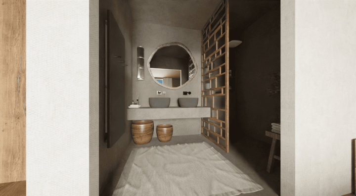 Wabi Sabi bathroom