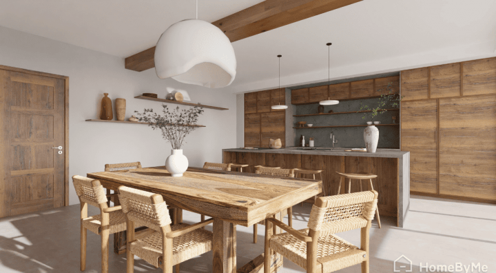 Kitchen with Wabi Sabi Style - Home Interior Decor