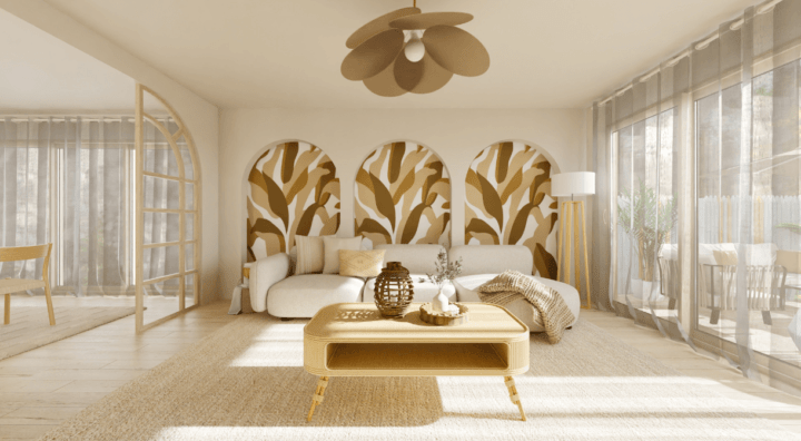 salon d'un décorateur d'intérieur