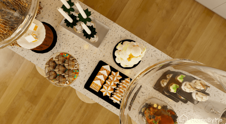 Christmas Decor Trend table