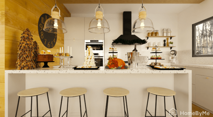 Christmas Decor Trend table bar